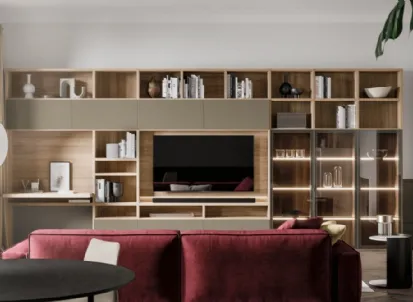 Libreria Living 75D di Ferrimobili