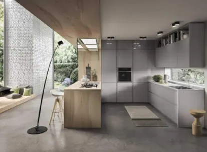 Cucina Moderna con penisola Fly Evo 07 di Ar-Tre